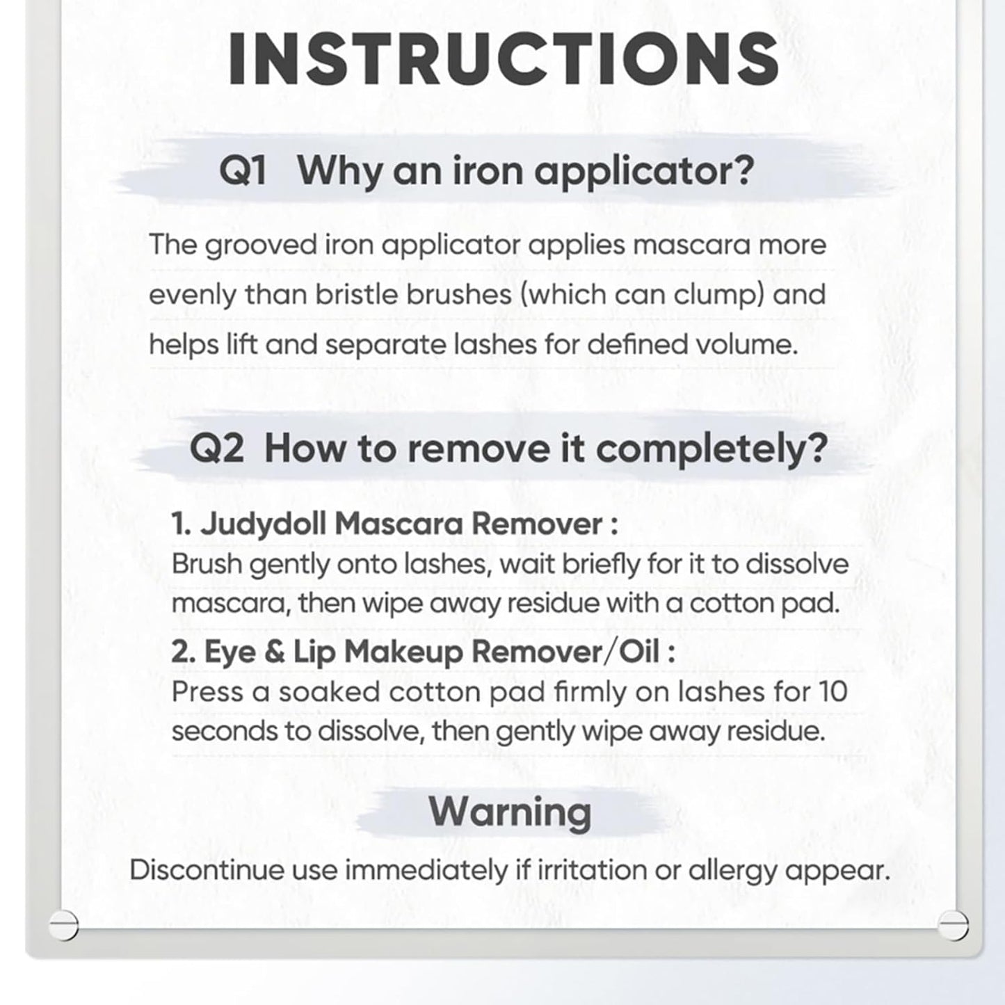 3D Curling Eyelash Iron Mascara