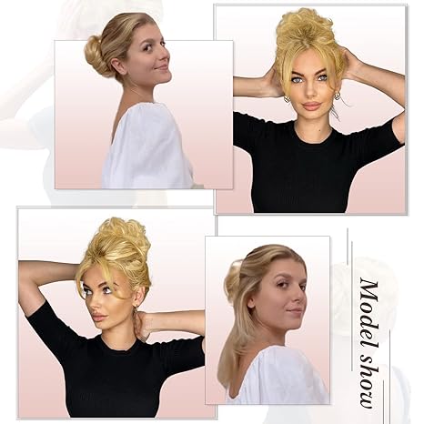 Messy Bun Hair Piece Claw Clip
