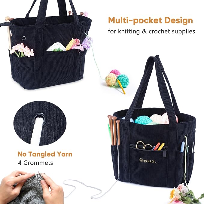Yarn Knitting Storage Bag