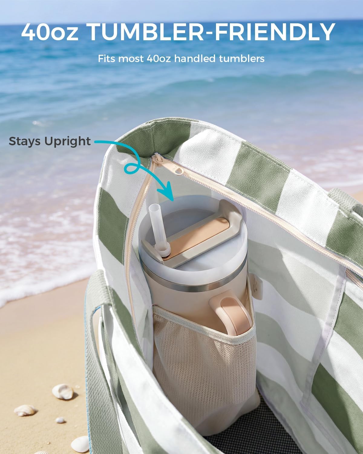 Large Waterproof Sand proof Beach Tote Bag