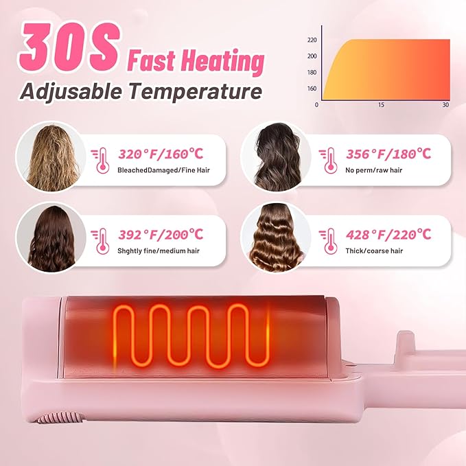 50%OFF - Compact Hair Waver Crimper