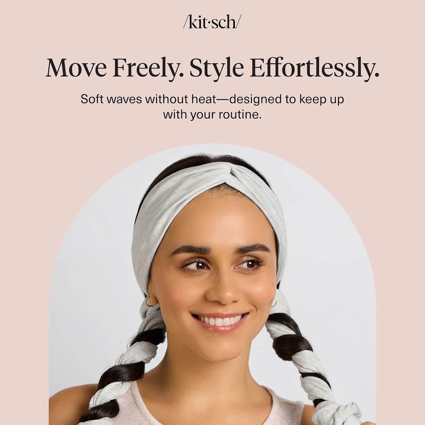 Heatless Curling Headband Set for Soft Overnight Waves