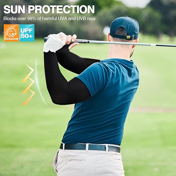 Sun Protection Ice Silk Sleeves 3 Pairs