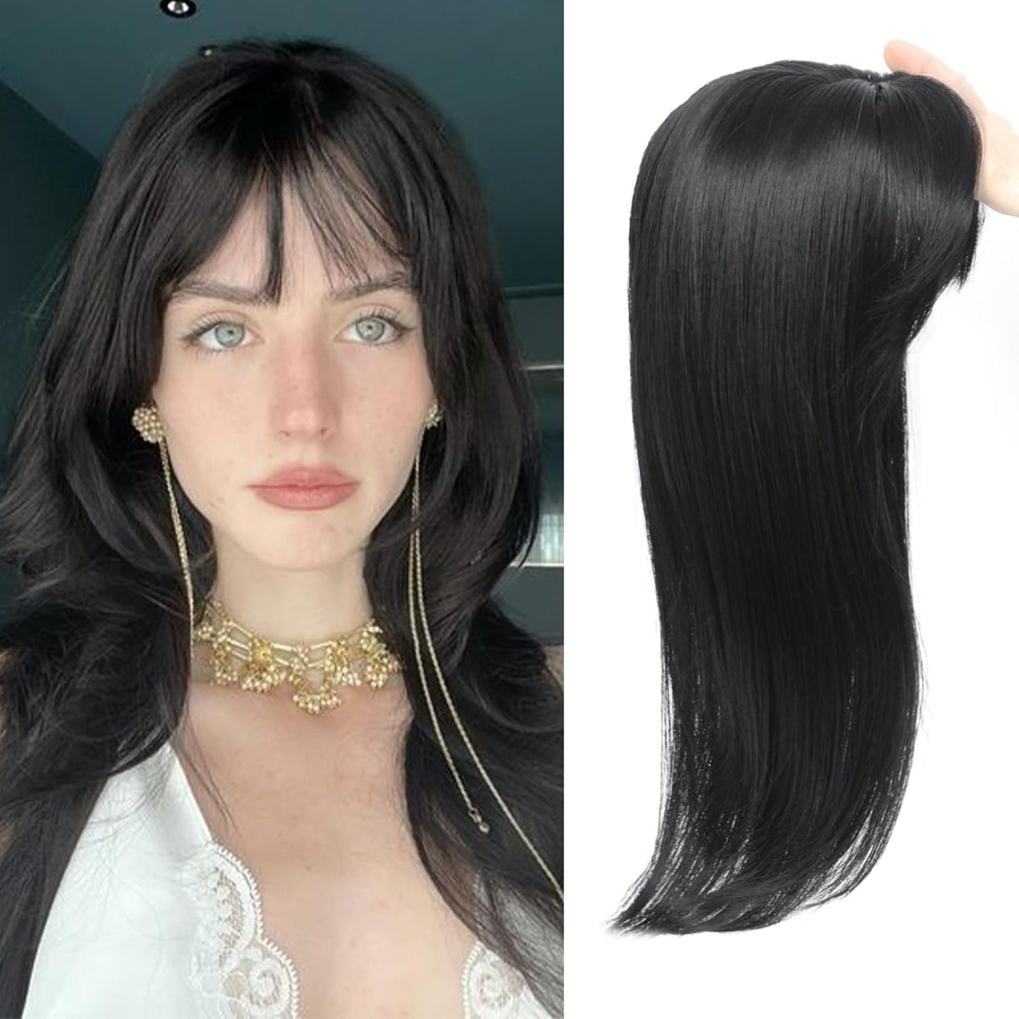 18" Women’s Hair Topper for Thinning Hair