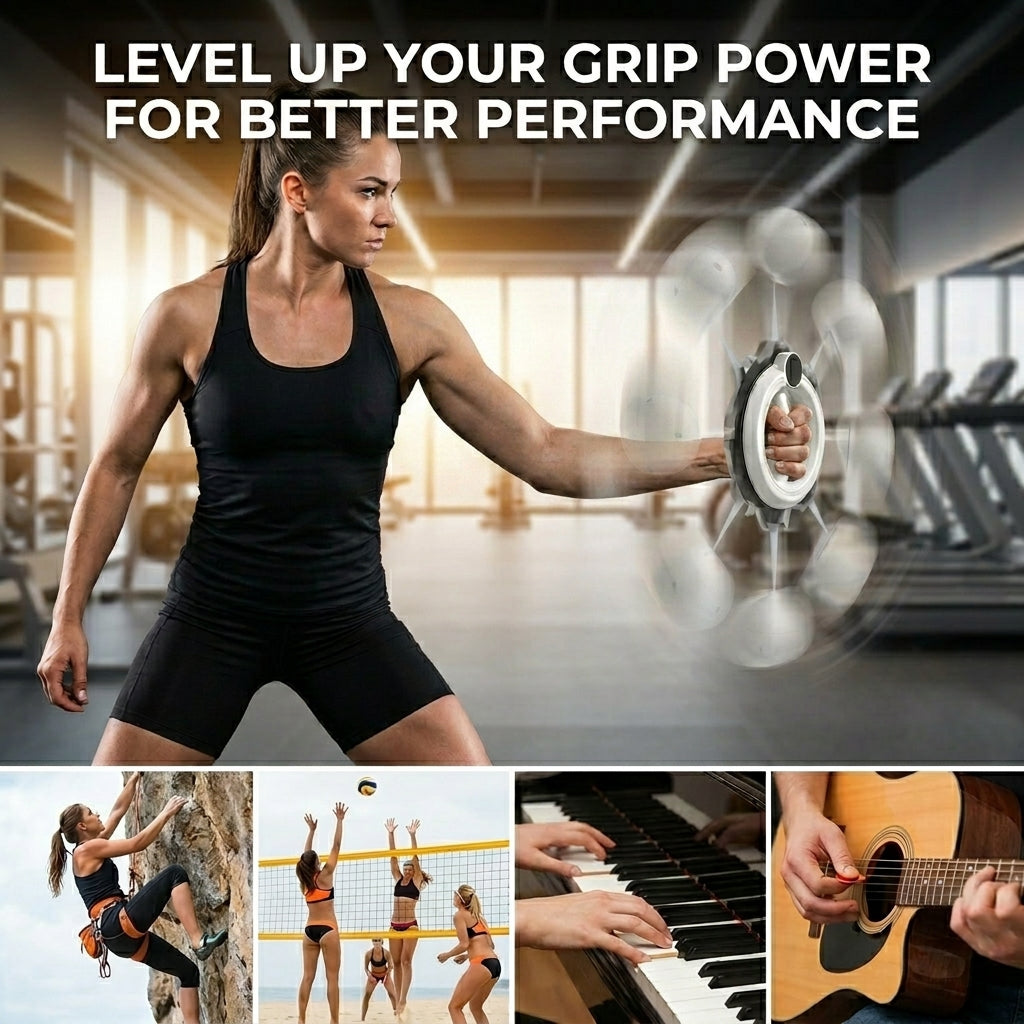 Hand Spin Hula Hoop Arm Toner – Portable Handheld Arm Slimming Exercise Tool