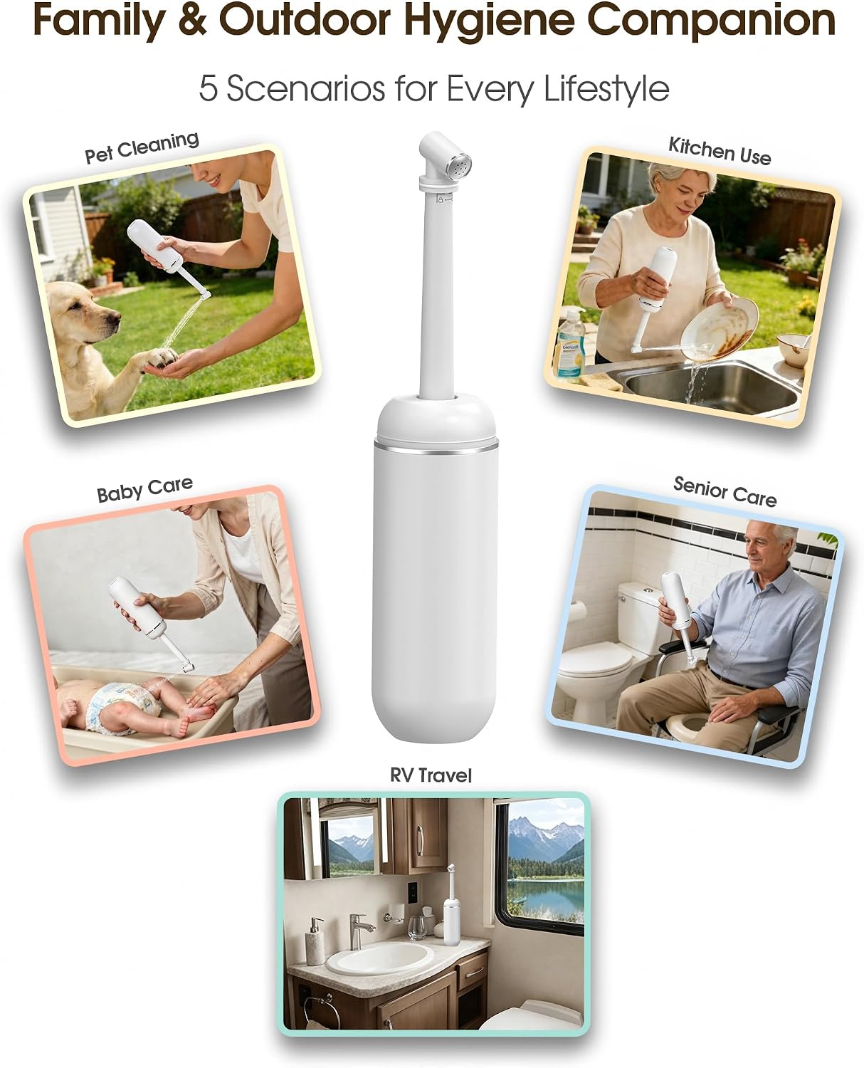 Portable Bidet for Travel & Camping