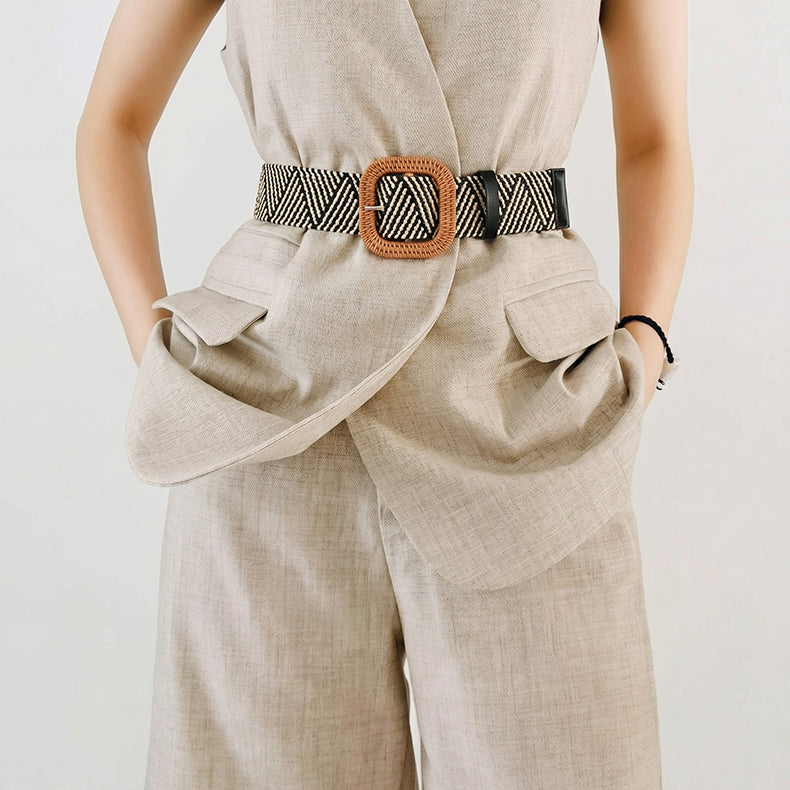 Wide Stretch Belts for Dress
