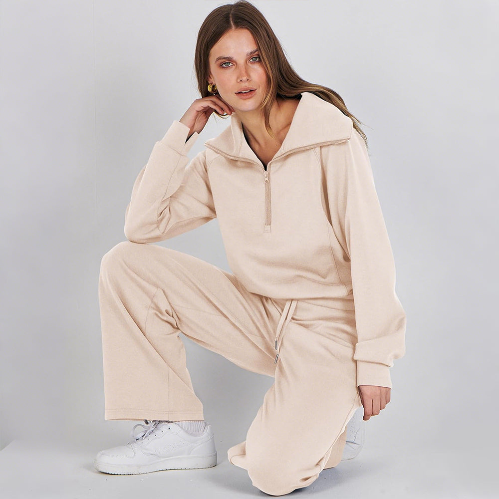Women's 2-Piece Wide Leg Lounge Set