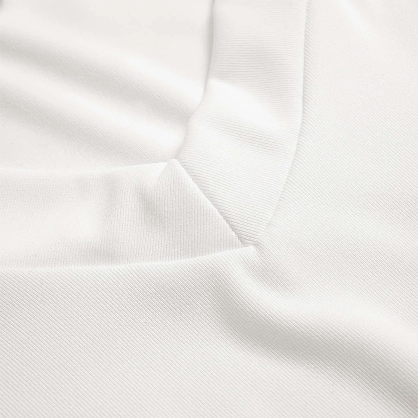 V-Neck Waist-Cinching Ruched T-Shirt