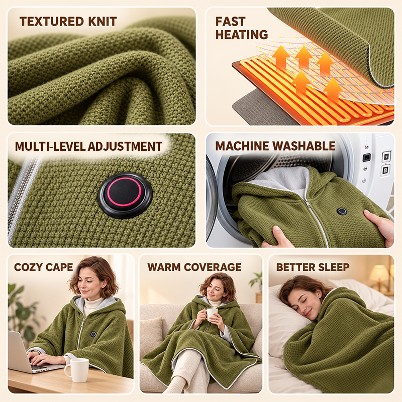 Hooded Electric Warming Wrap