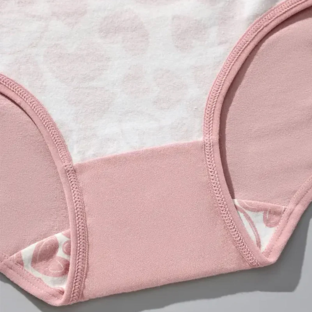 Soft Cotton Heart High Waist Panties 3-Pack