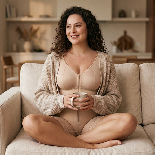 Overbust Tummy Control Shapewear Bodysuit