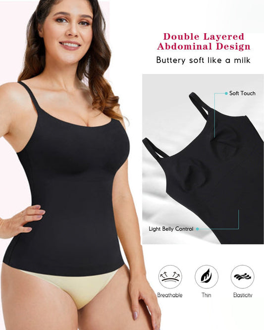 Cami with Built in Bra Tummy Control Camisole Shapewear
