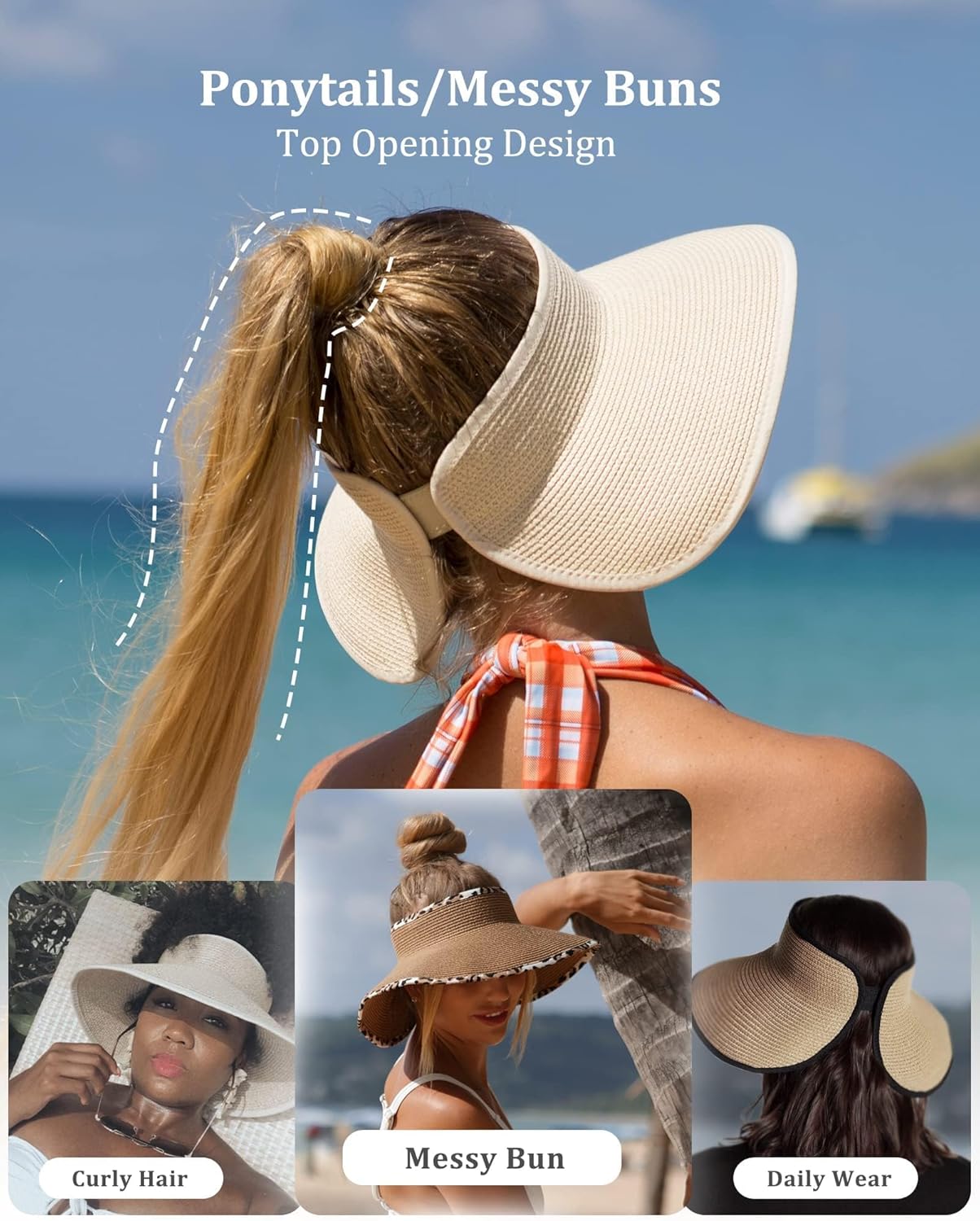 Women Wide Brim Beach Hat