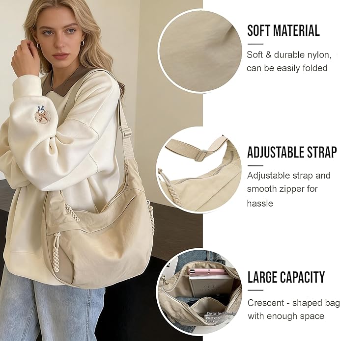 Luna Lightweight Everyday Shoulder Bag