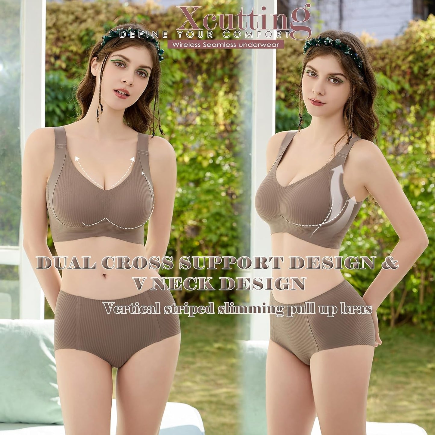 Everyday Bra Comfortable Wireless Padded Bras