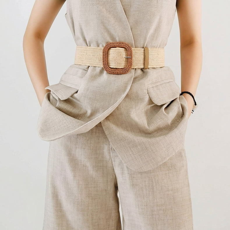 Wide Stretch Belts for Dress