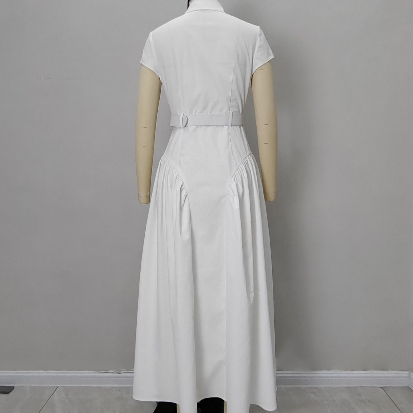 Lapel Single-Breasted Slim Fit Dress