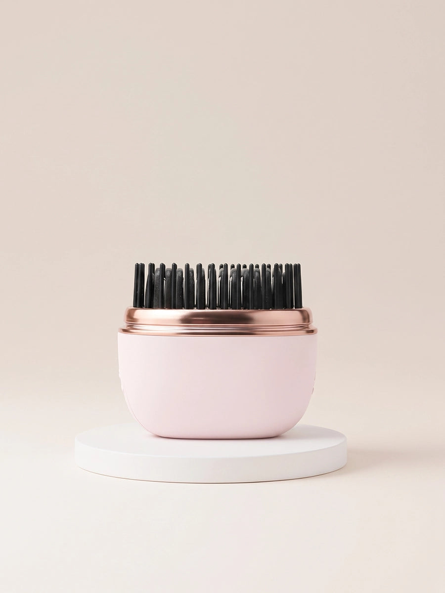 Mini Cordless Heated Straightening Brush for Hair Touch-Ups
