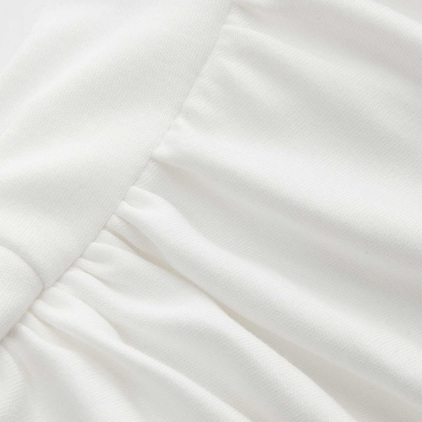 Asymmetric Neckline Ruched Blouse