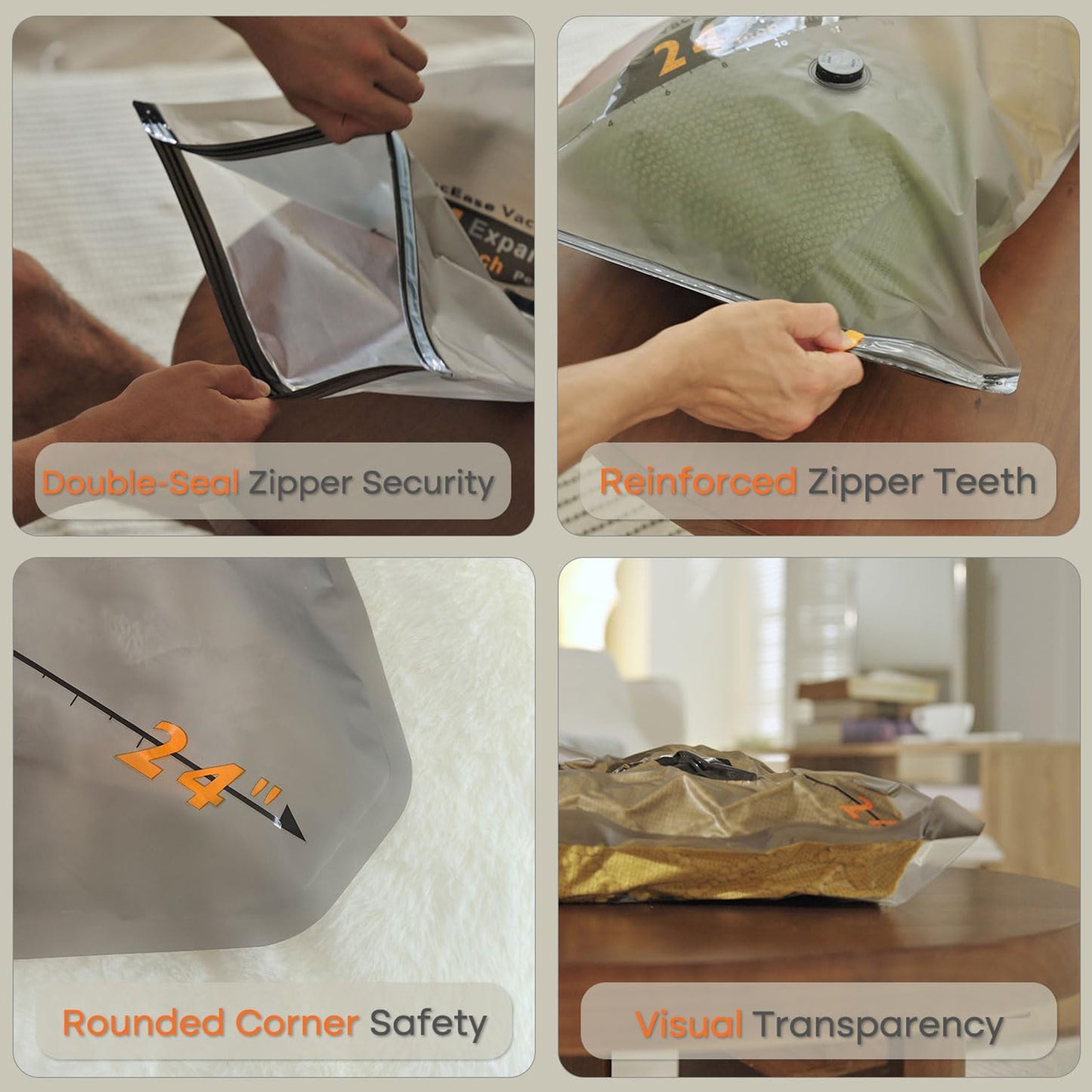 Rechargeable Wireless Pump Travel Storage Bags Set