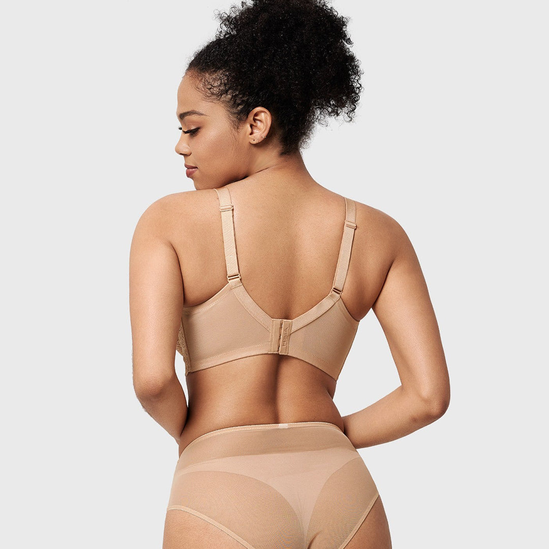 Mermaid Scales Lace Plus Size Bra 2 Pack