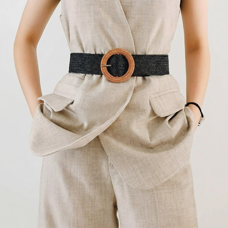 Wide Stretch Belts for Dress