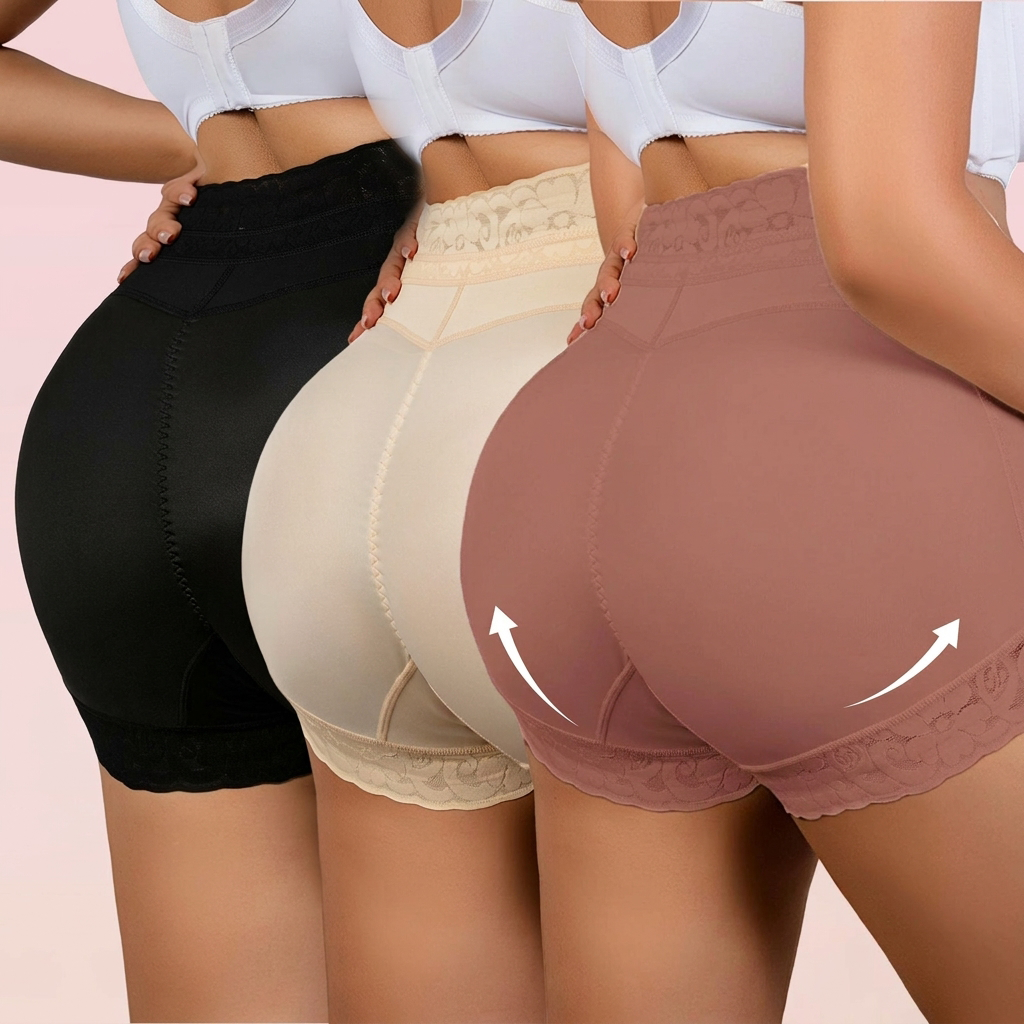 Women Classic Lace Butt Lifter Panty Smoothing Brief Buy 1 Get 1 Free