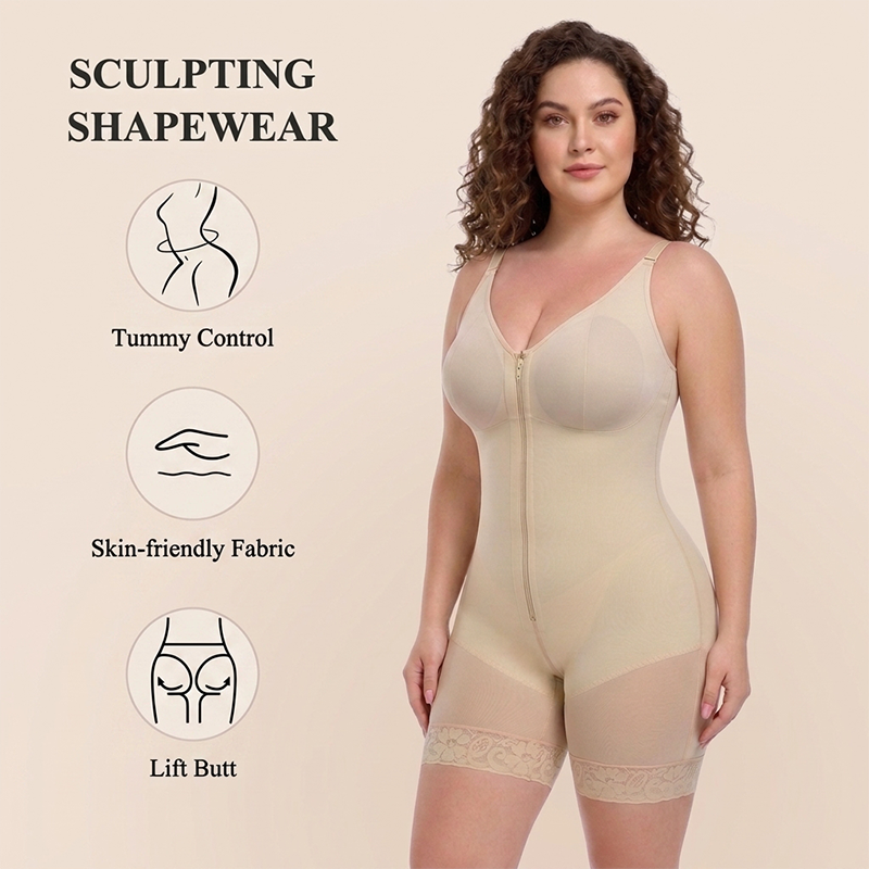 Overbust Tummy Control Shapewear Bodysuit