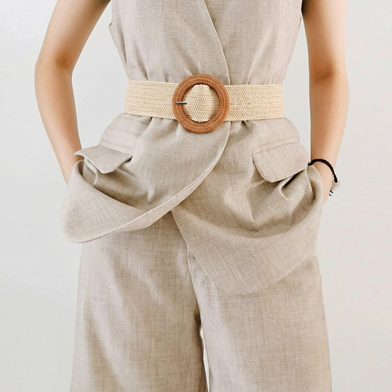 Wide Stretch Belts for Dress