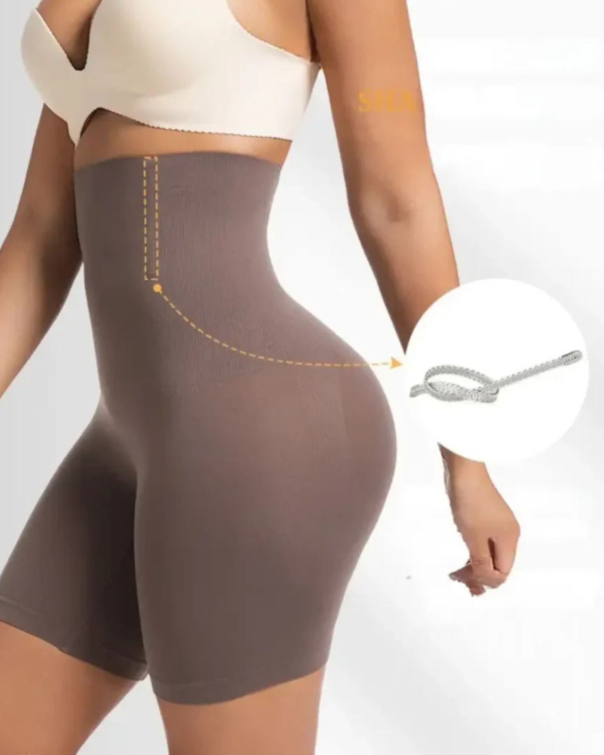 Waist Elastic Thigh Slimmer Butt-lifting pants