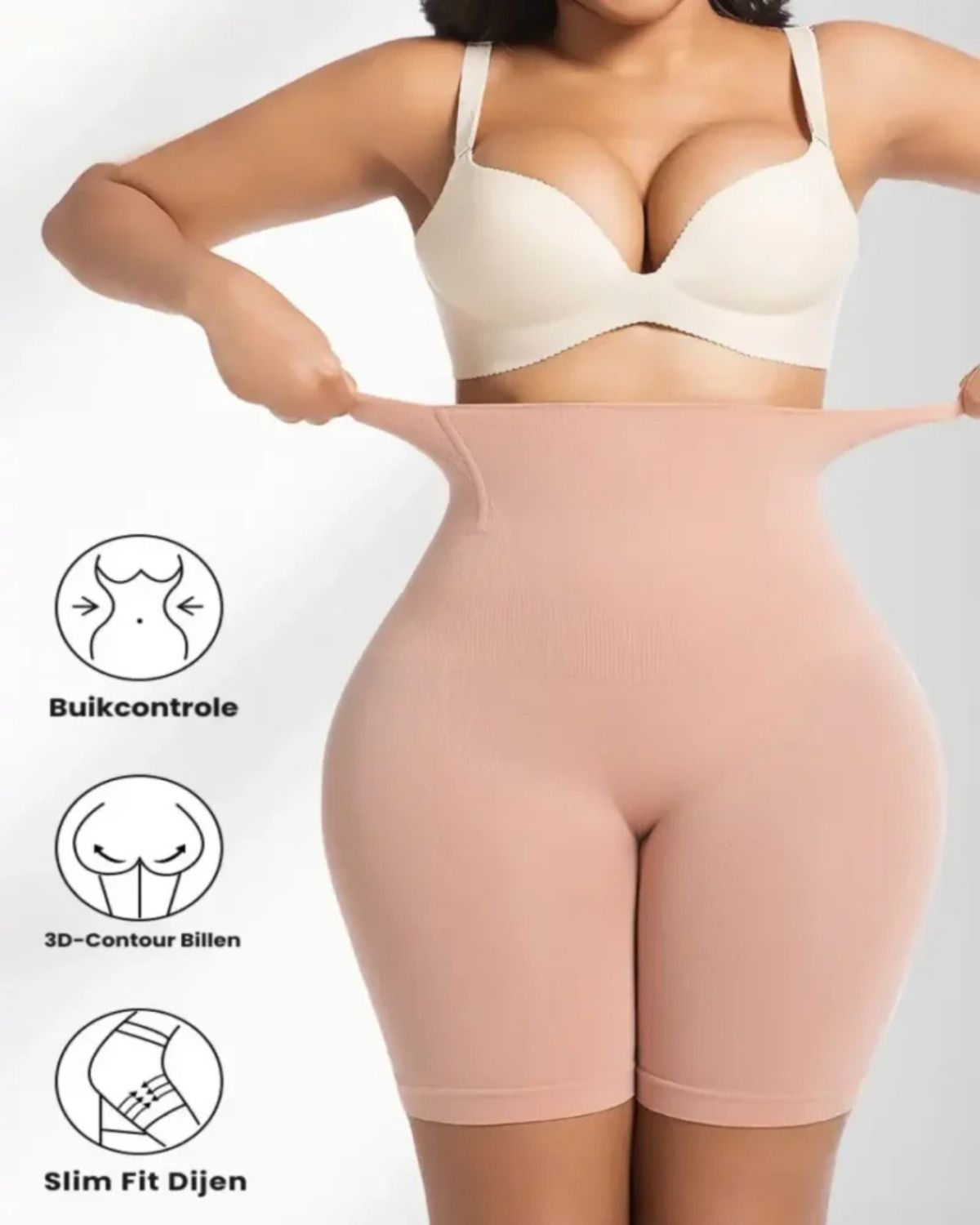 Waist Elastic Thigh Slimmer Butt-lifting pants