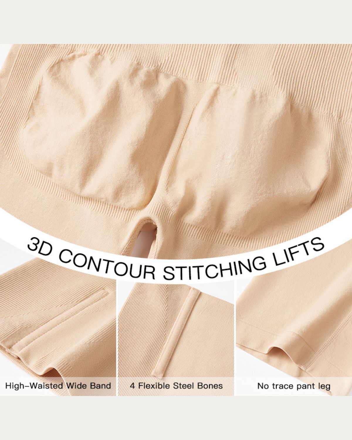 Waist Elastic Thigh Slimmer Butt-lifting pants