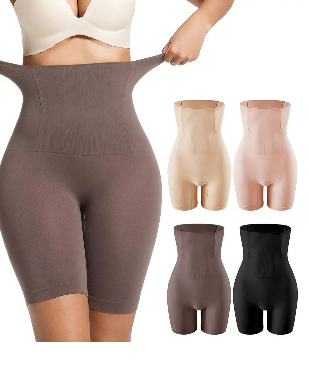 Waist Elastic Thigh Slimmer Butt-lifting pants