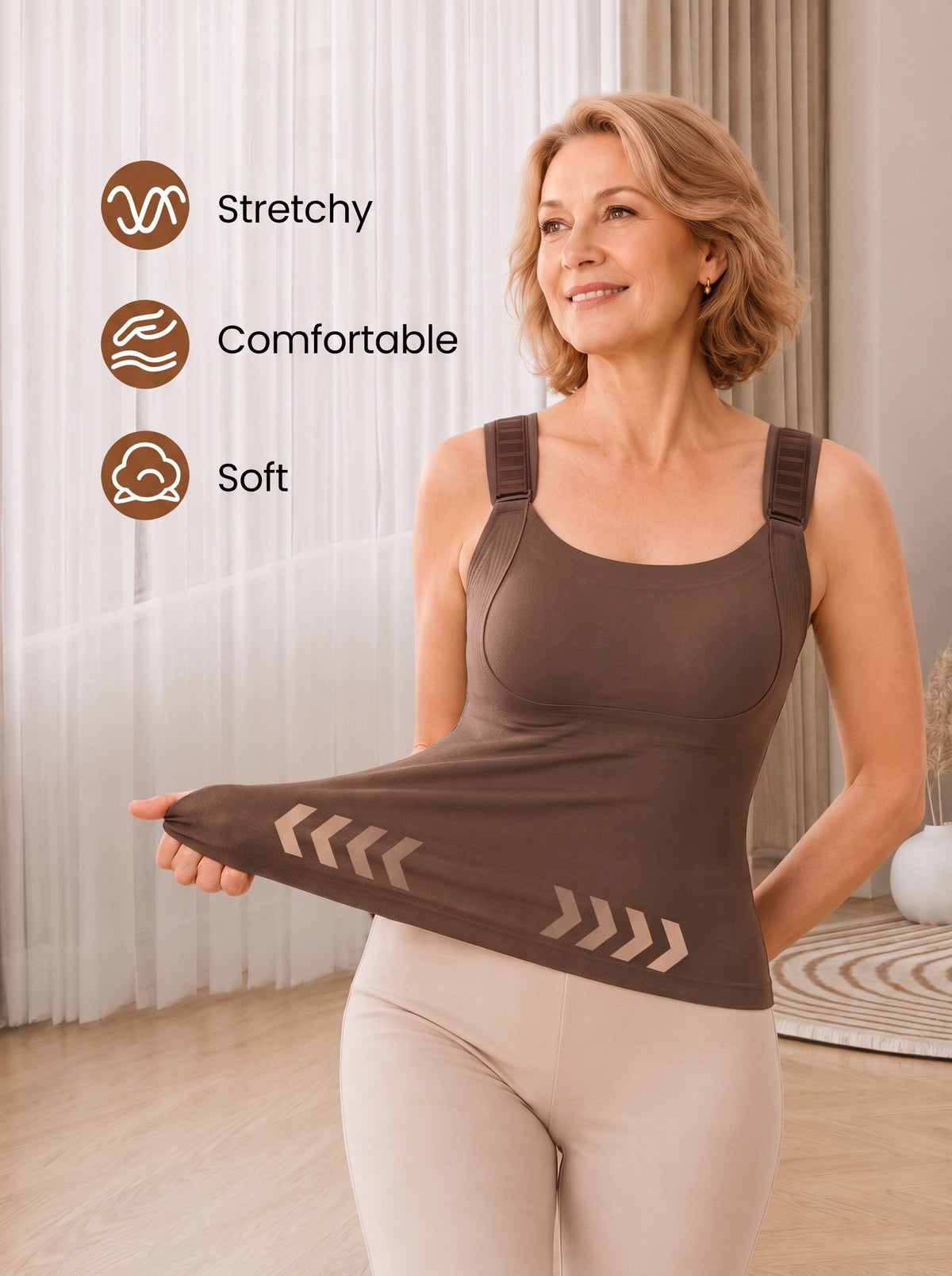 Women’s Shaping Tank Top for Smooth Everyday Layering