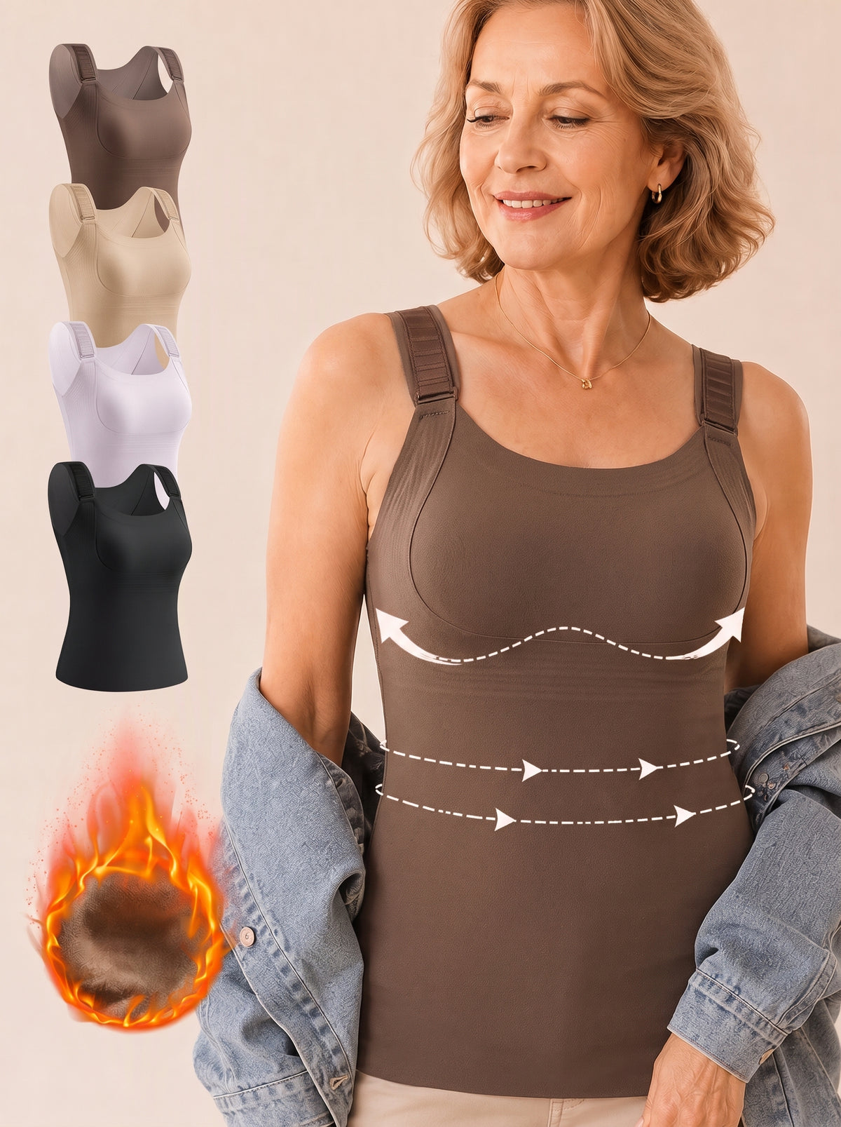Women’s Shaping Tank Top for Smooth Everyday Layering