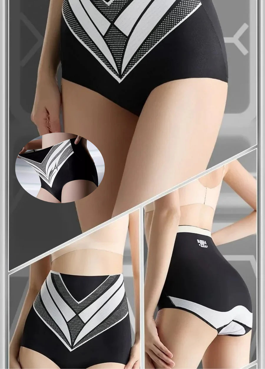 Silky High Waist Shaping Panties Set