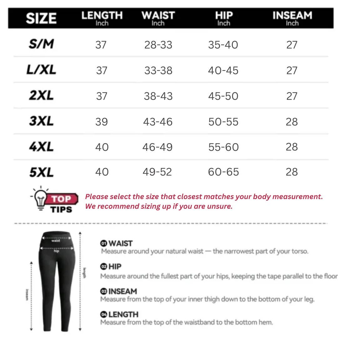 Fleece Lined Leggings for Women with Pockets