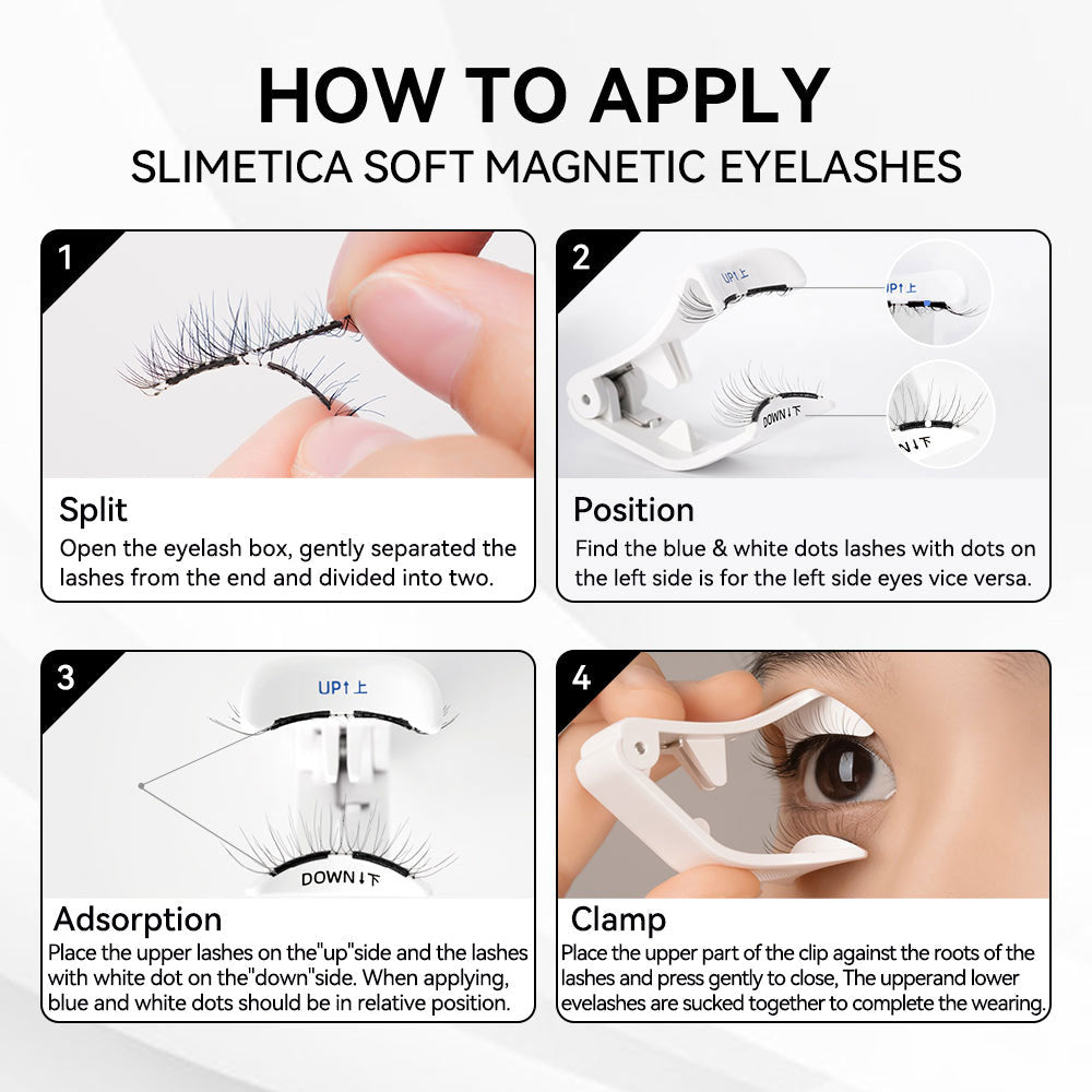 Slimetica Magnetic Eyelashes  – Upgraded All-in-One Box