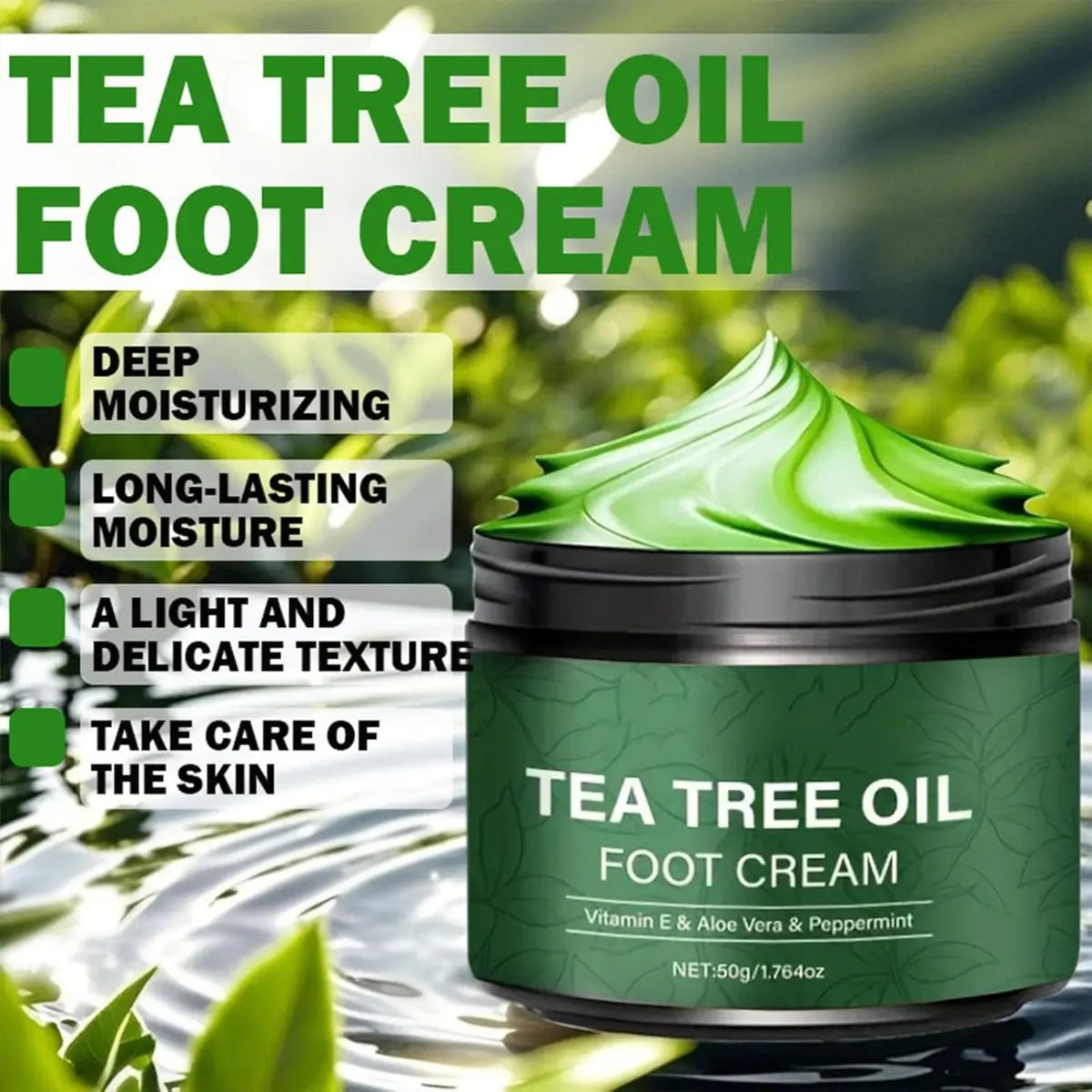 HEYXI Tea Tree Oil Foot Cream