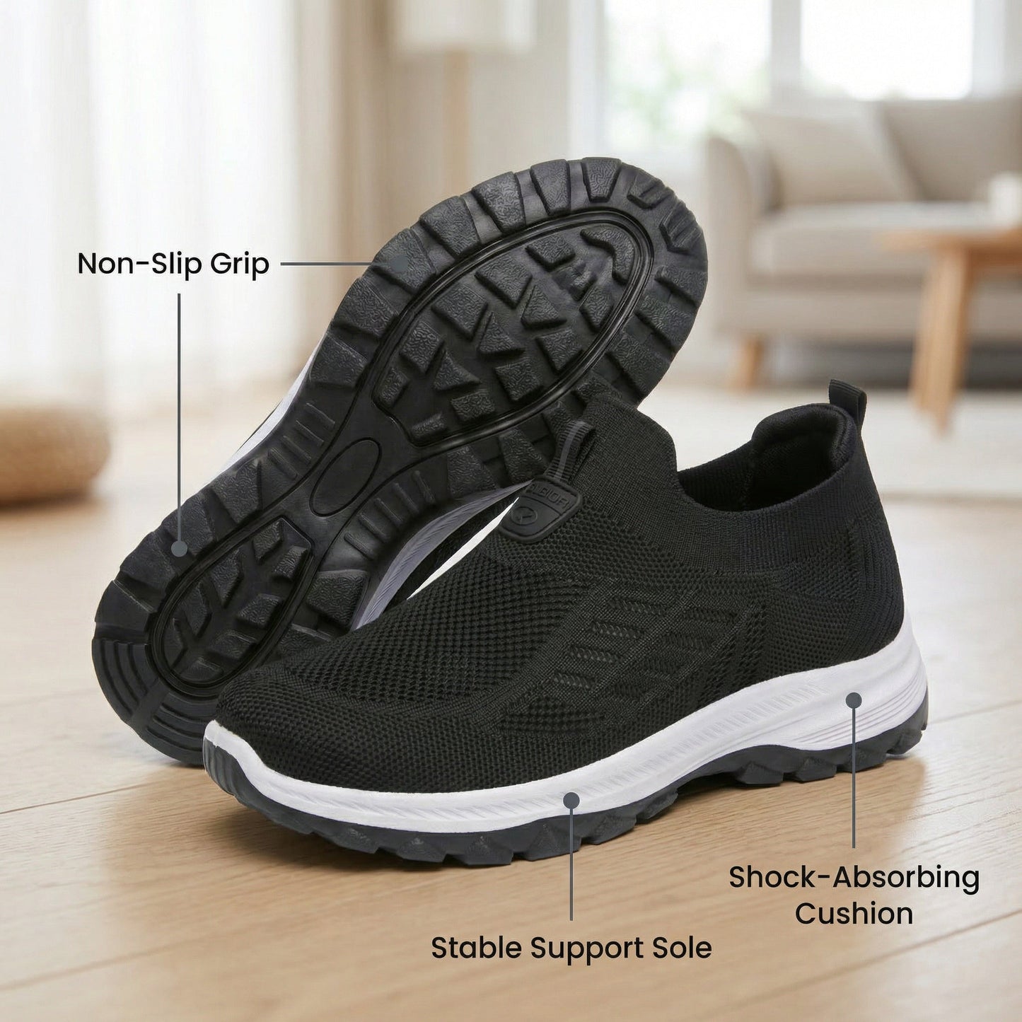 Women Arch Support Slip-On Casual Shoes