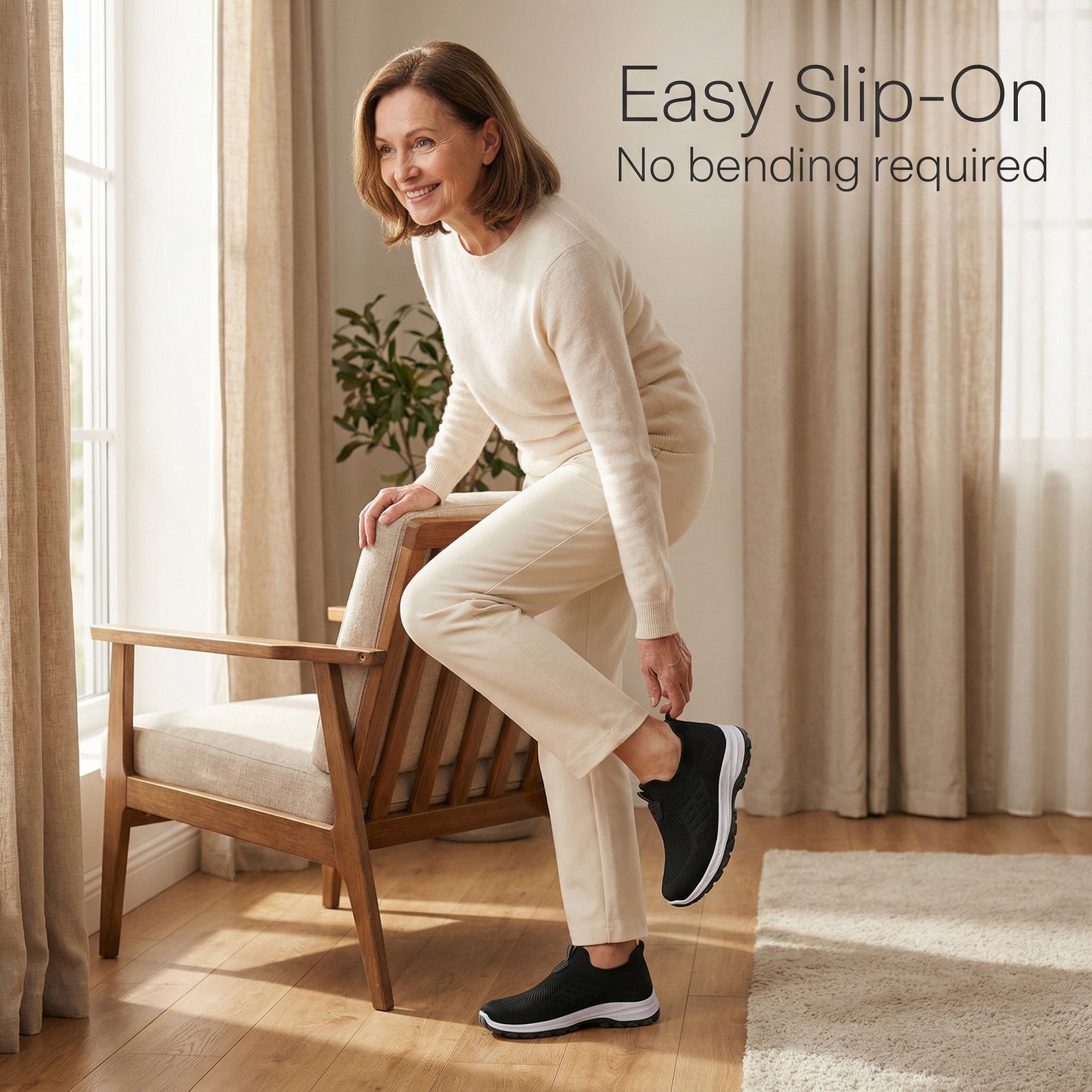 Women Arch Support Slip-On Casual Shoes