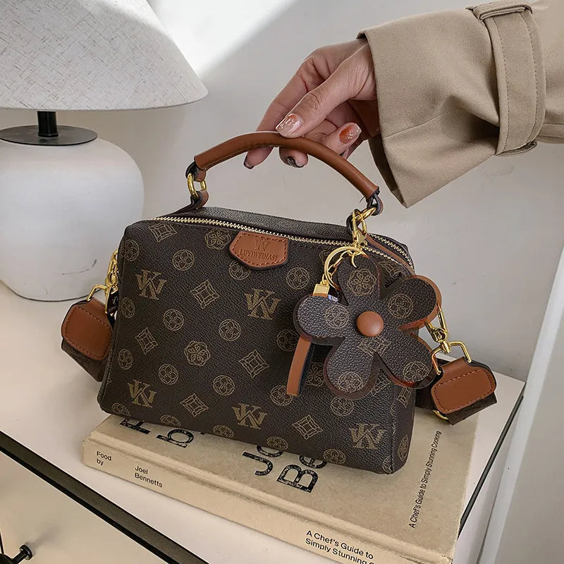 Women's Vintage Monogram Boston Shoulder Bag