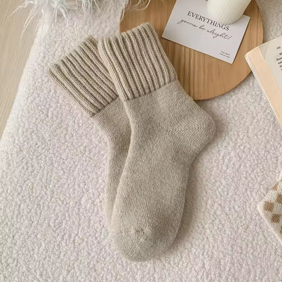 Cozy Knit Winter Socks – 5 Pairs