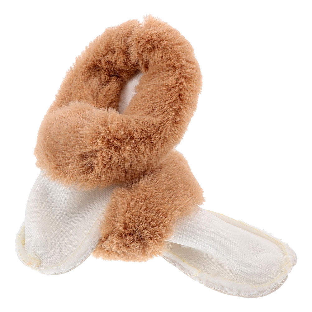 Removable Long-Pile Clog Liner Set with Laces