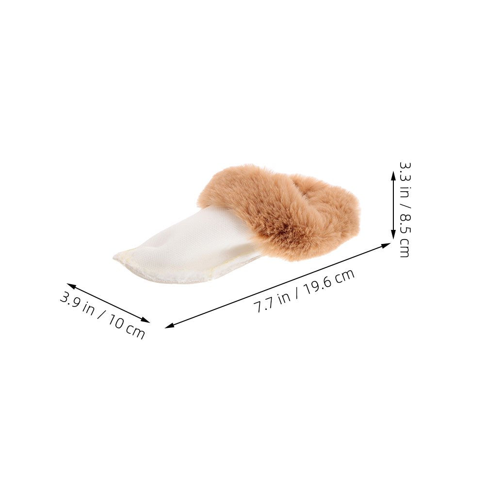 Removable Long-Pile Clog Liner Set with Laces