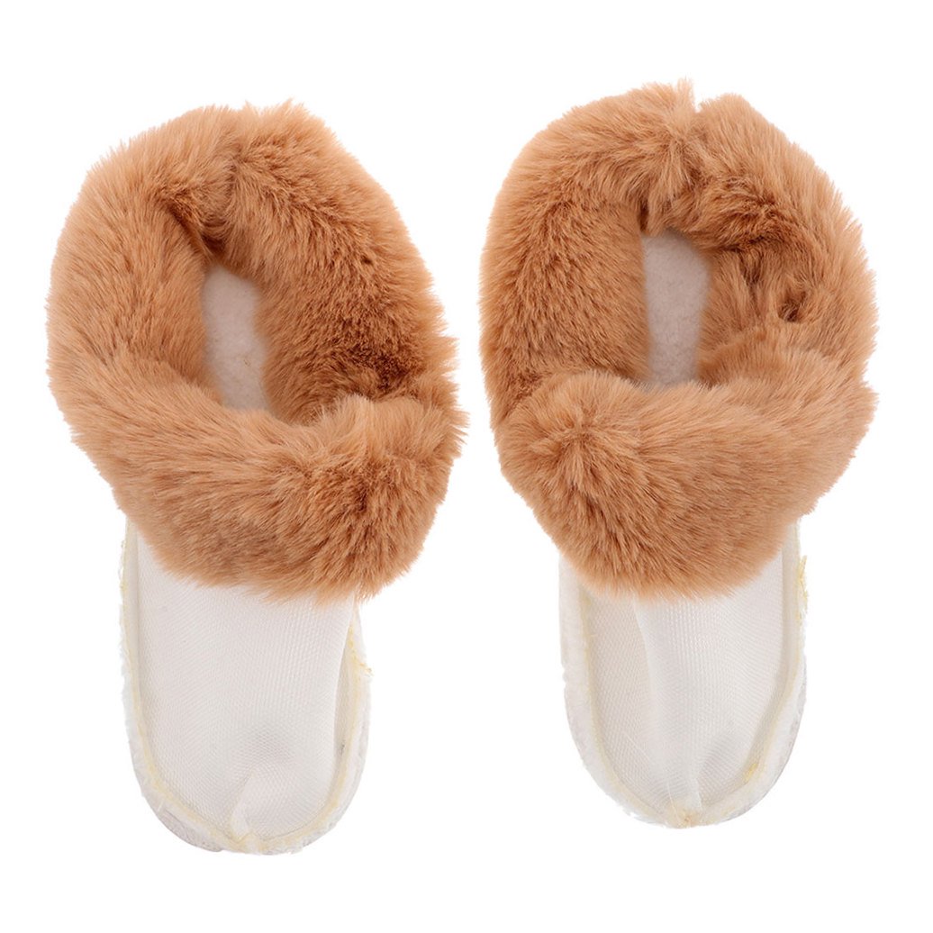Removable Long-Pile Clog Liner Set with Laces
