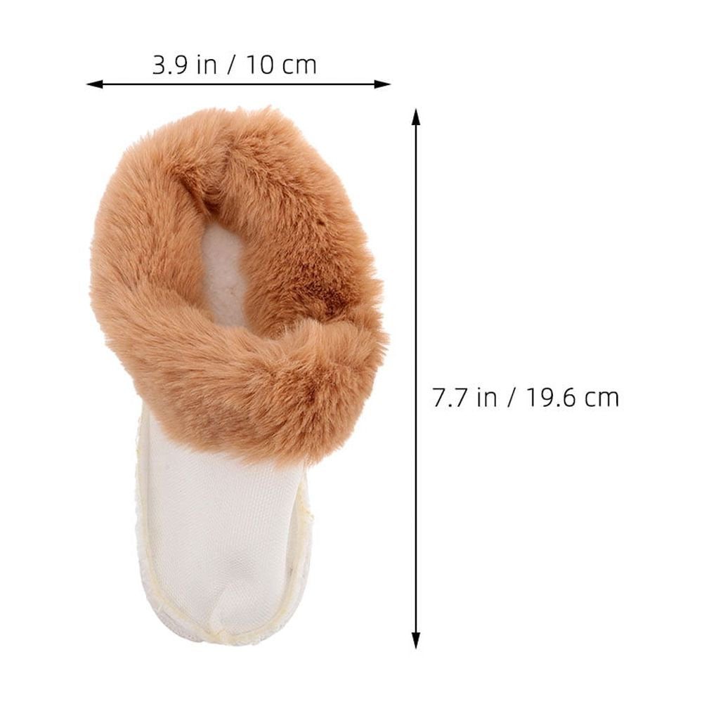 Removable Long-Pile Clog Liner Set with Laces