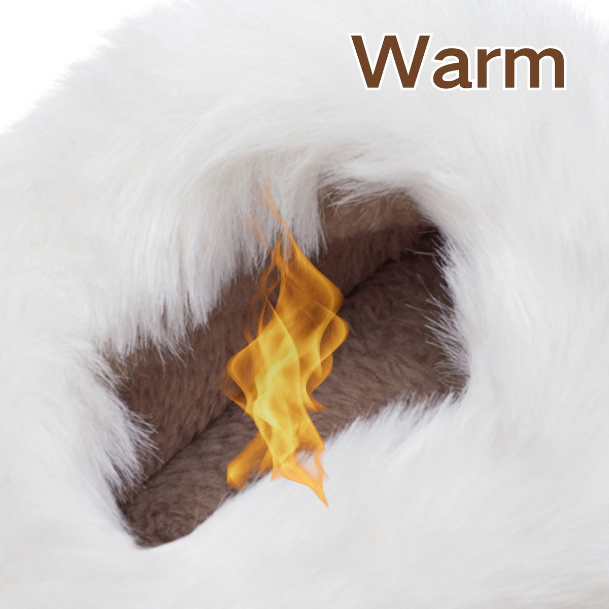 Faux-Fur-Lined Slippers for Cozy Indoor Wear