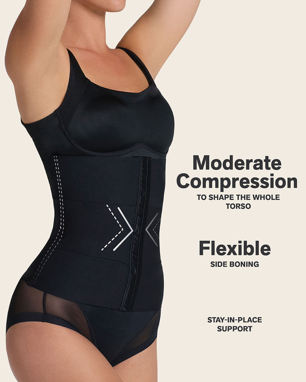 3-Belt Custom Waist Cincher with Lumbar Support